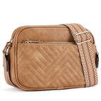 Vintage popular embroidered grid small women crossbody bag,Small Crossbody Purse for Women Triple Zip, - SJB-DIAMOND ELITES