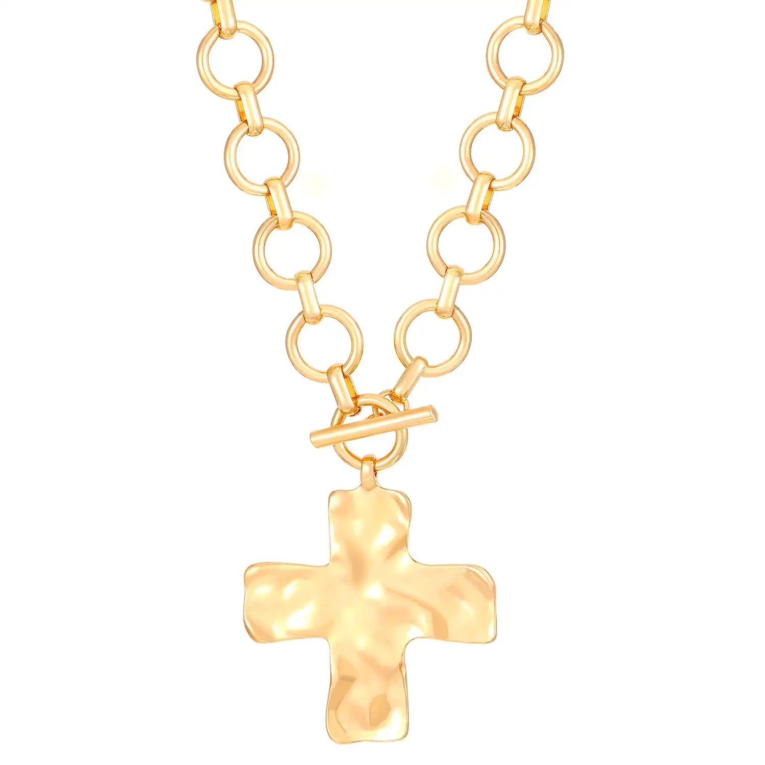 European And American Cross Alloy Pendant Necklace Lootquake LLC