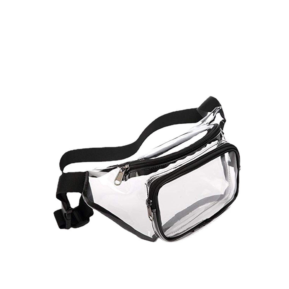 PVC Transparent Bag – Premium Sports Fanny Pack, Waterproof Waist Bag for Outdoor Activities, Rafting Fitness Chest Bag, Travel Portable Belt Bag - SJB-DIAMOND ELITES