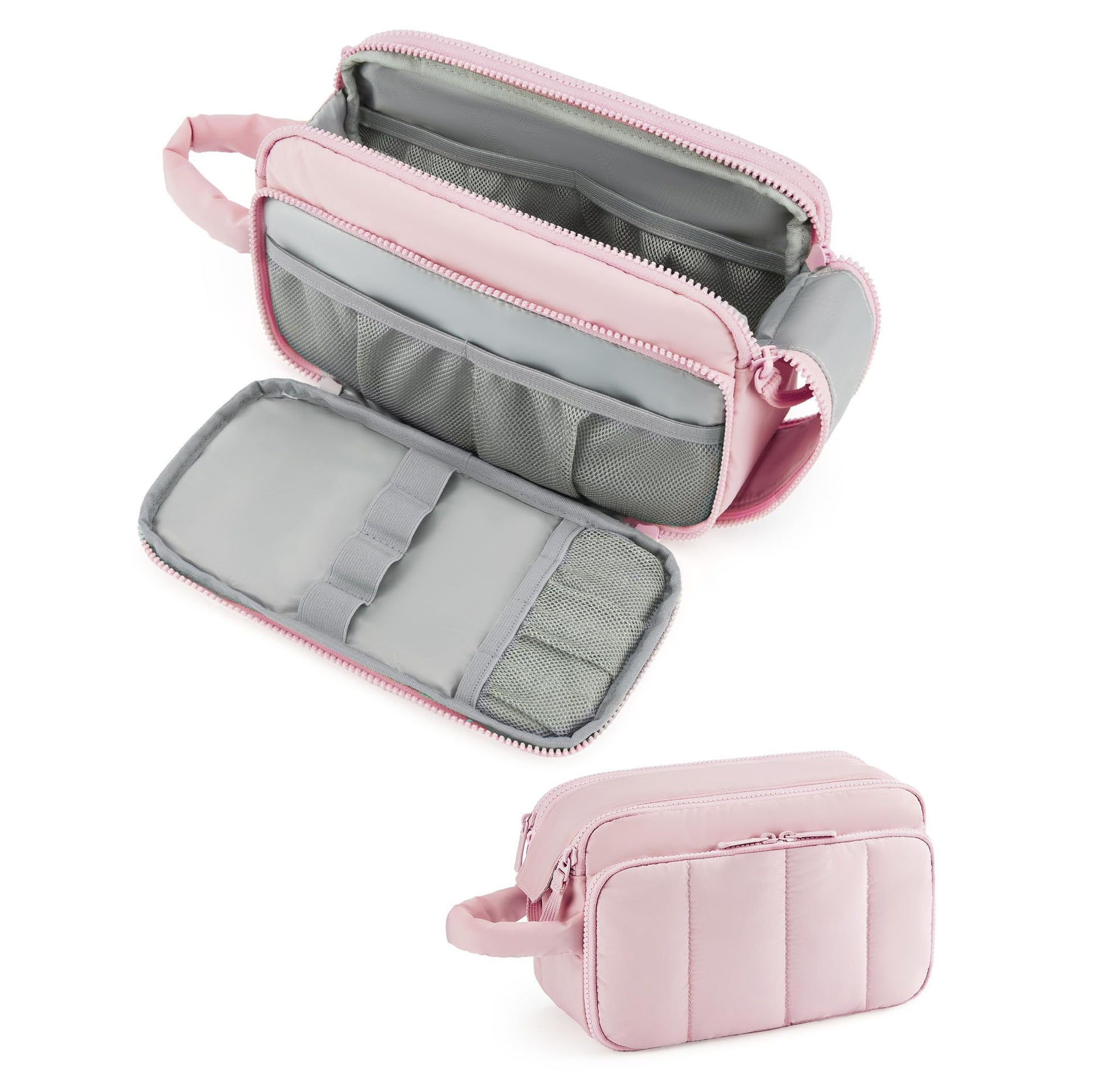 Portable Travel Toilet Bag – Compact Cosmetic Bag for Makeup Storage, Travel Makeup Bag with Organizers, Durable Cosmetic Storage Bag for On-the-Go Beauty Needs - SJB-DIAMOND ELITES