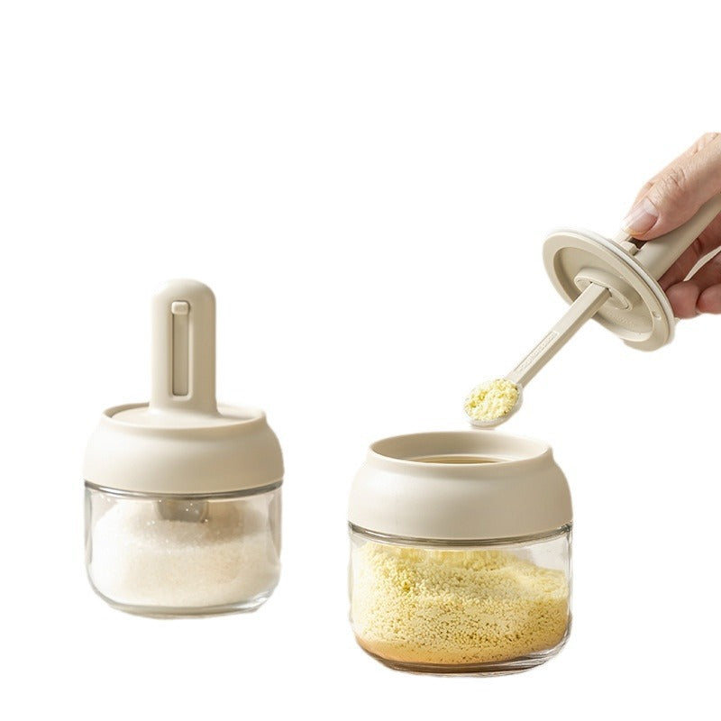 Telescopic Seasoning Glass Kitchen Spice Jar Pi-Mart