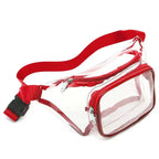 PVC transparent bag waterproof fanny pack Storage Bag for Portable Travel & Sports | Durable Fanny Pack with Clear Design for Secure and Easy Access - SJB-DIAMOND ELITES