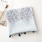 Women Lightweight Colorful Spring Summer Neck Scarf Shawl and Wrap SHOMICOBOUTIQUE