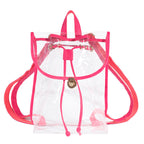 PVC transparent backpack, outdoor travel backpack, gymnasium visual backpack - SJB-DIAMOND ELITES