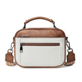 Color matching multifunctional zipper messenger bag, small crossbody square bag, PU shoulder bag adjustment shoulder strap, Crossover Shoulder Bag,Small Crossbody Purse for Women Triple Zip, - SJB-DIAMOND ELITES