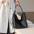 Real Leather Women Shoulder Purse, Sheepskin Shoulder Bag, Armpit Hobo Bag, Tote Bag Leather Retro, Shoulder Commuter Bag - SJB-DIAMOND ELITES