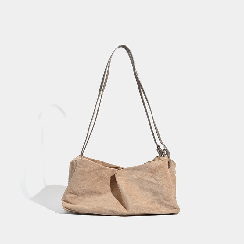 Vintage matte hobo bag, large capacity pillow bag, commuter versatile shoulder crossbody bag - SJB-DIAMOND ELITES