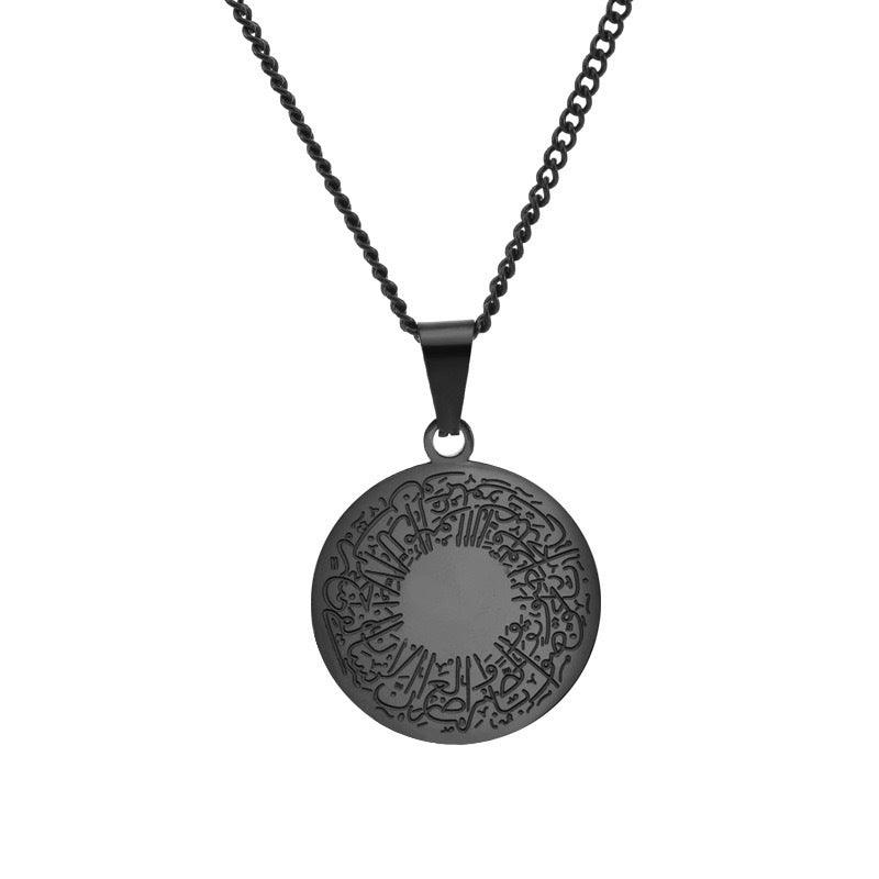 MAC095 Round Titanium Steel Unisex Style Necklace - SJB-DIAMOND ELITES