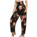 Women's Striped Digital Floral Print Casual Jumpsuit Lootquake LLC
