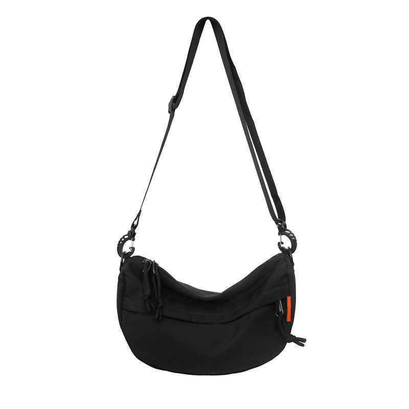 Men's shoulder bag, saddle round bottom bag, satchel fashion unisex small crossbody bag, women's simple crossbody bag - SJB-DIAMOND ELITES