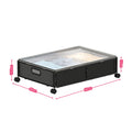 Bed Bottom With Lid Metal Fabric Pull-out Folding Clothes Shoes Book Storage Box Pi-Mart