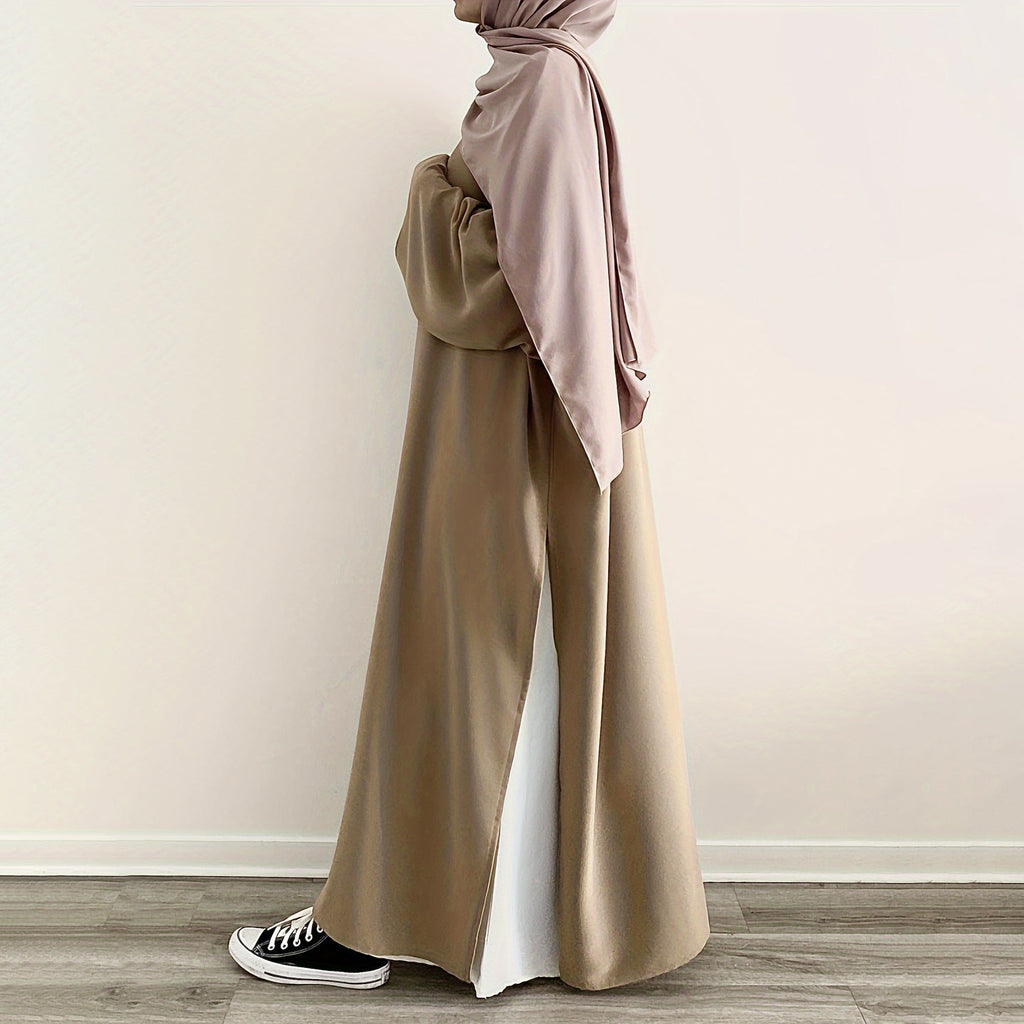 Casual Fashion Slit Abaya (MA063) - SJB-DIAMOND ELITES