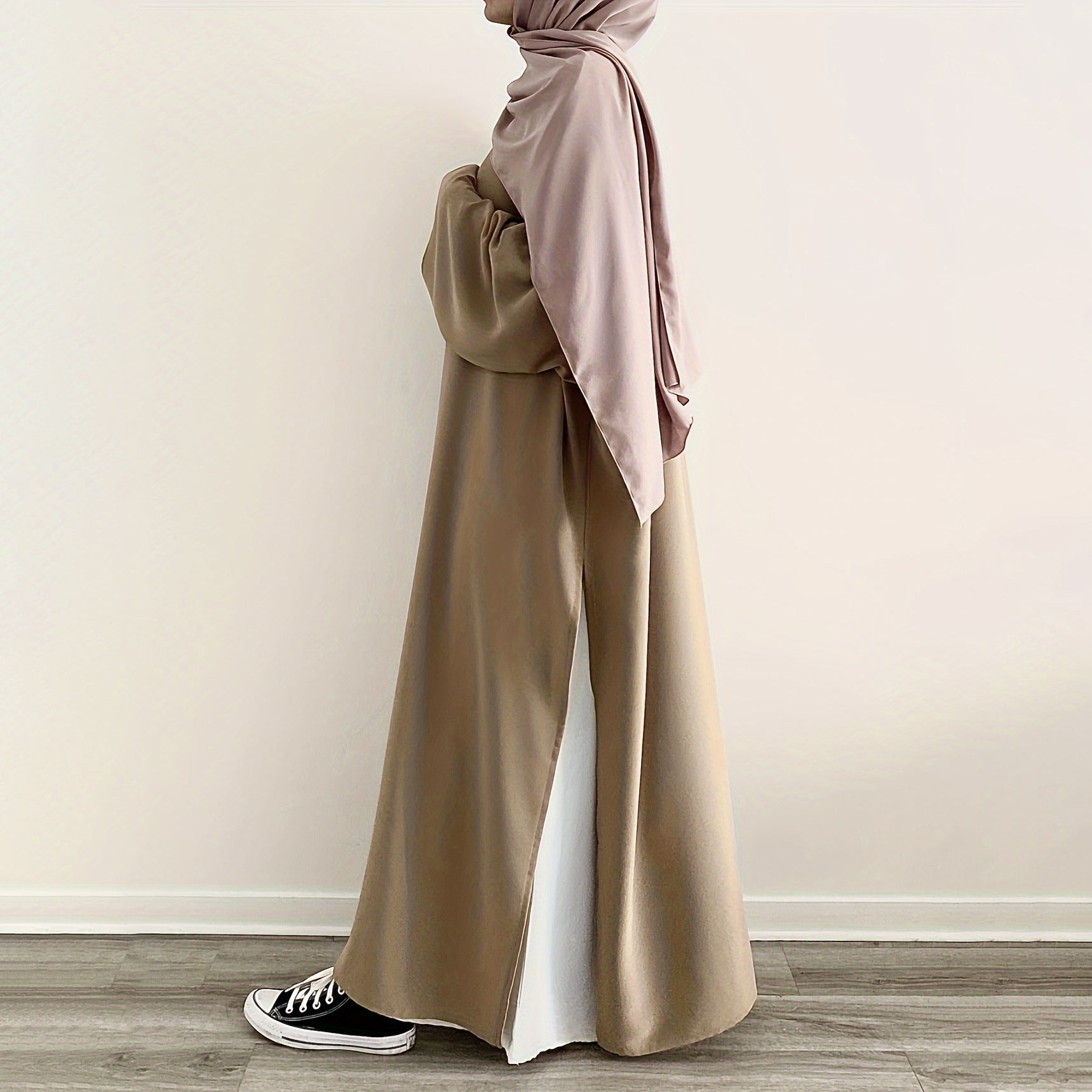 Casual Fashion Slit Abaya (MA063) - SJB-DIAMOND ELITES