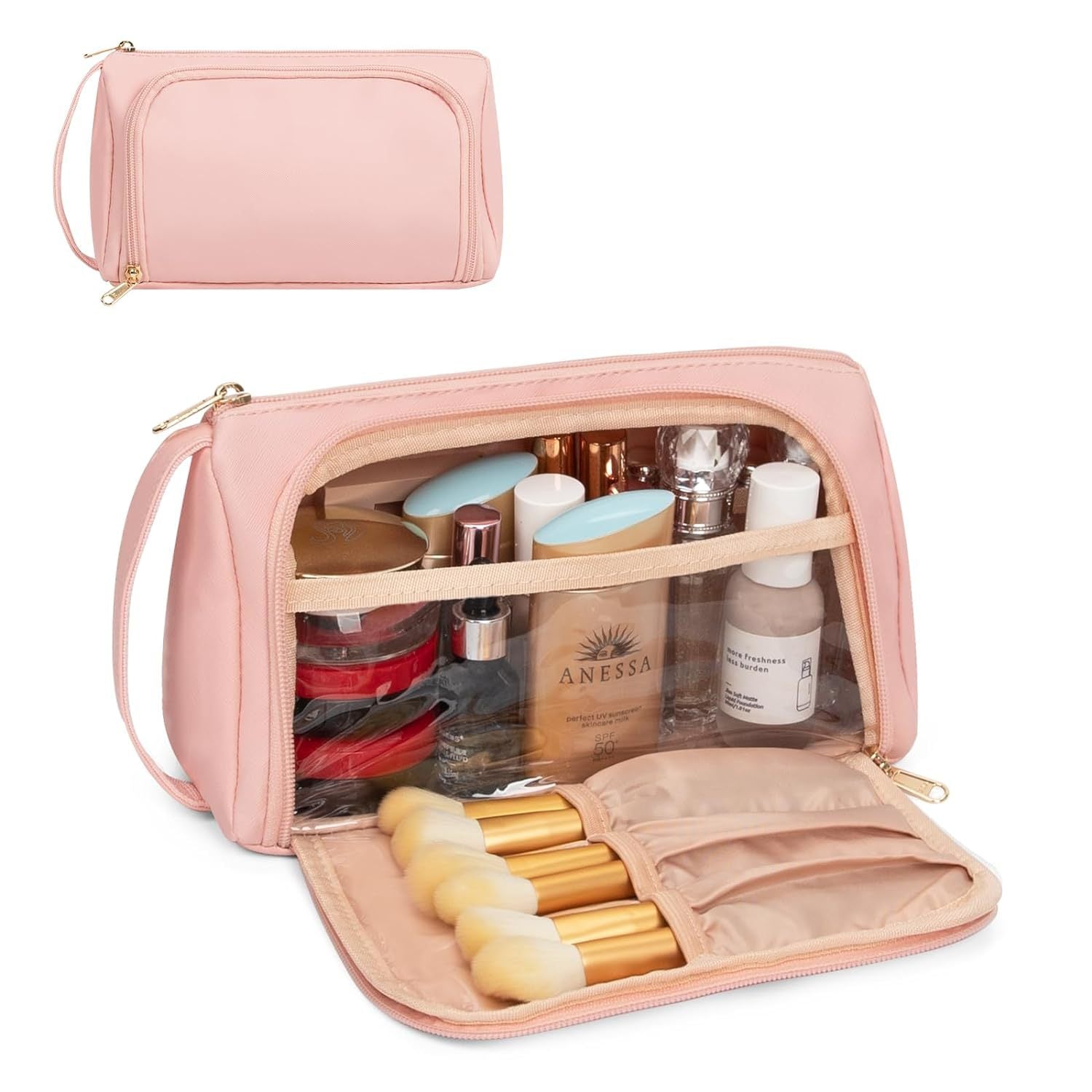 Travel makeup bag,Makeup bag organizers,Makeup bags small, cosmetic bags large capacity, convenient cosmetic case travel toilet bag, cosmetic storage bag - SJB-DIAMOND ELITES