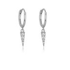 Flash Diamond Triangle Cone Earrings - Punk Style Women's Earrings - SJB-DIAMOND ELITES