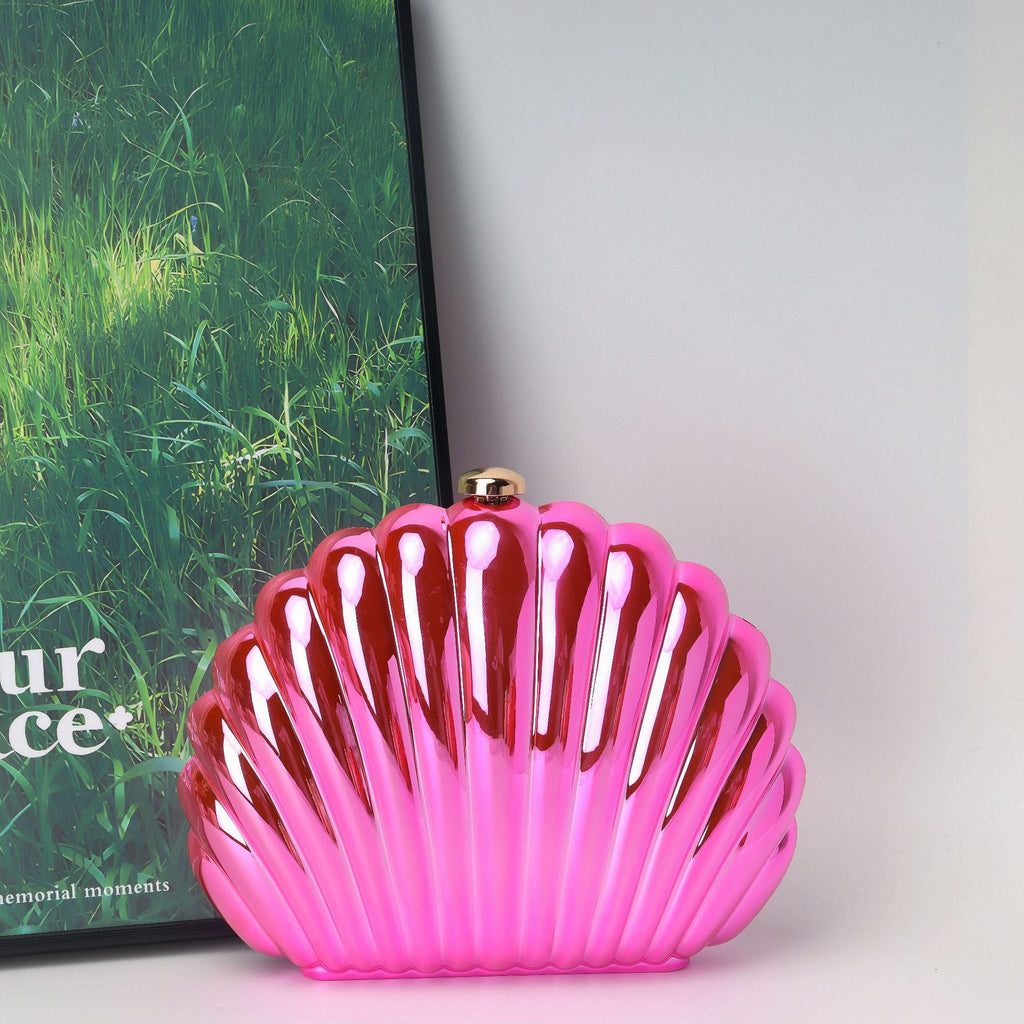 Shell Box Bag, Clutch Purse, Dinner Purse evening Clutch Purse Party, Prom Bag, Party Purse, - SJB-DIAMOND ELITES