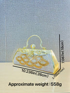 Handmade rhinestone Dinner bag Cocktail Dress Bag Hand-held skew party bag - SJB-DIAMOND ELITES