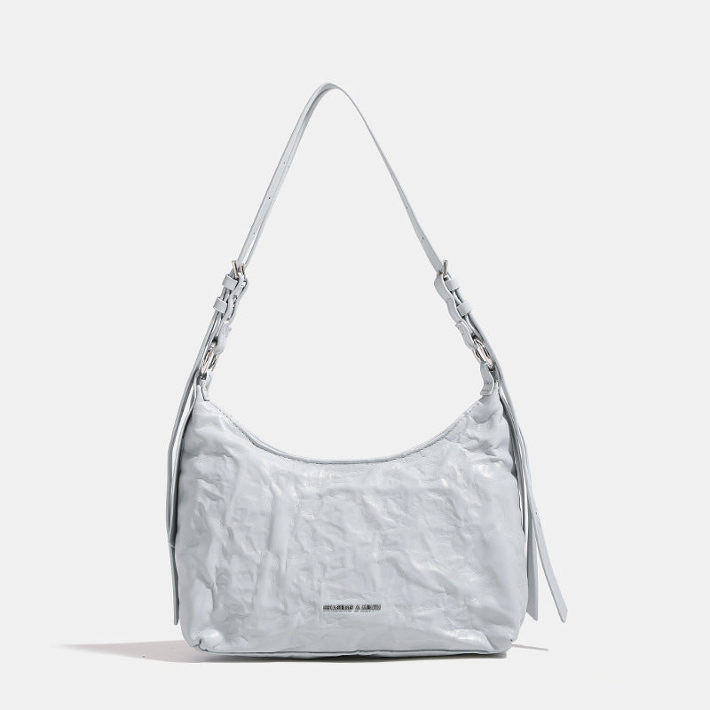 Design hobo underarm bag, female hobo crossbody bag, pleated hobo handbag, shoulder bag - SJB-DIAMOND ELITES