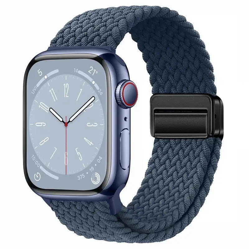 Metal Magnetic Buckle Nylon Braided Stretch Strap - SJB-DIAMOND ELITES