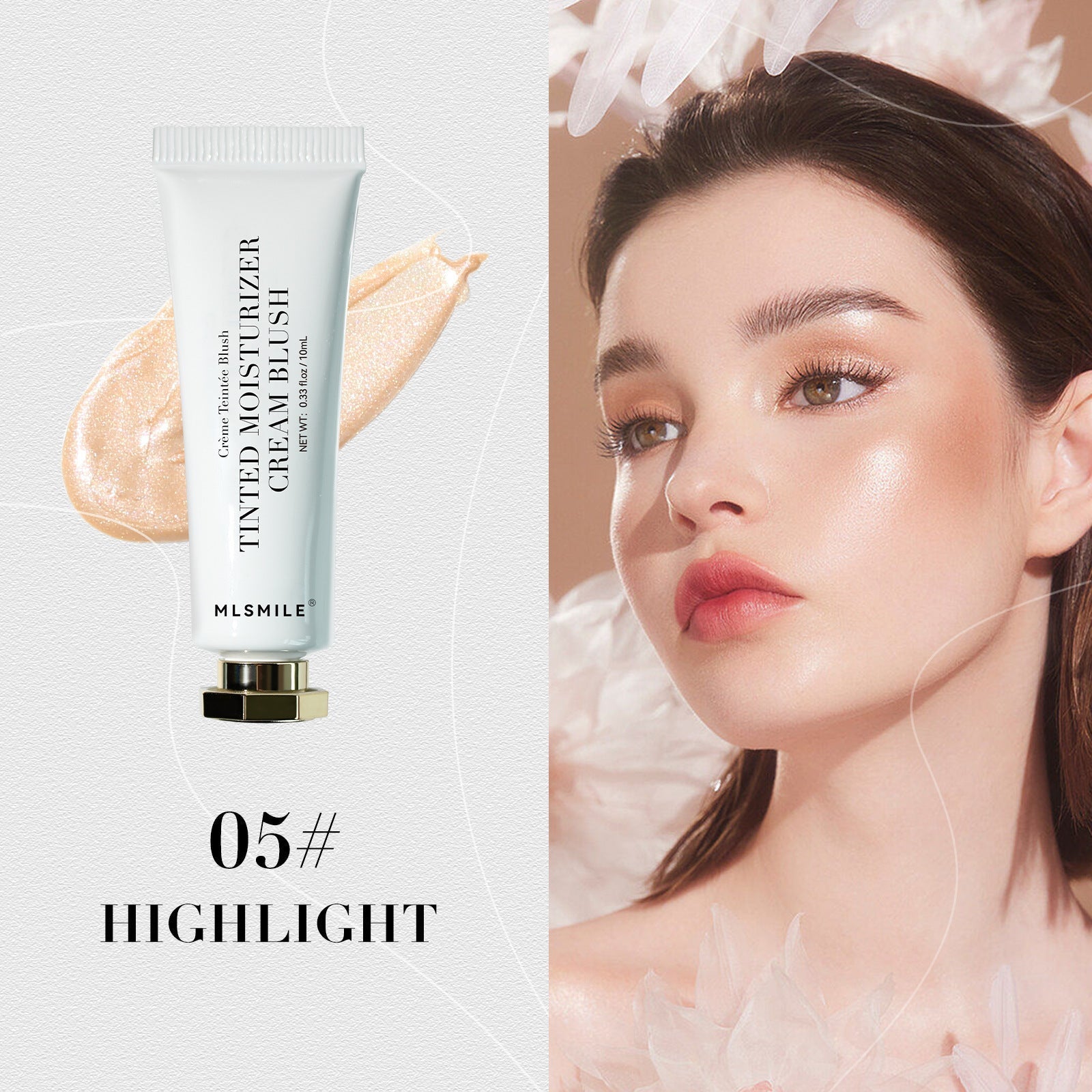 Blusher Natural Moisturizing Dual-purpose Color Rendering Pi-Mart