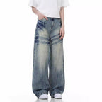 Loose Wide Leg Jeans American High Street Lootquake LLC