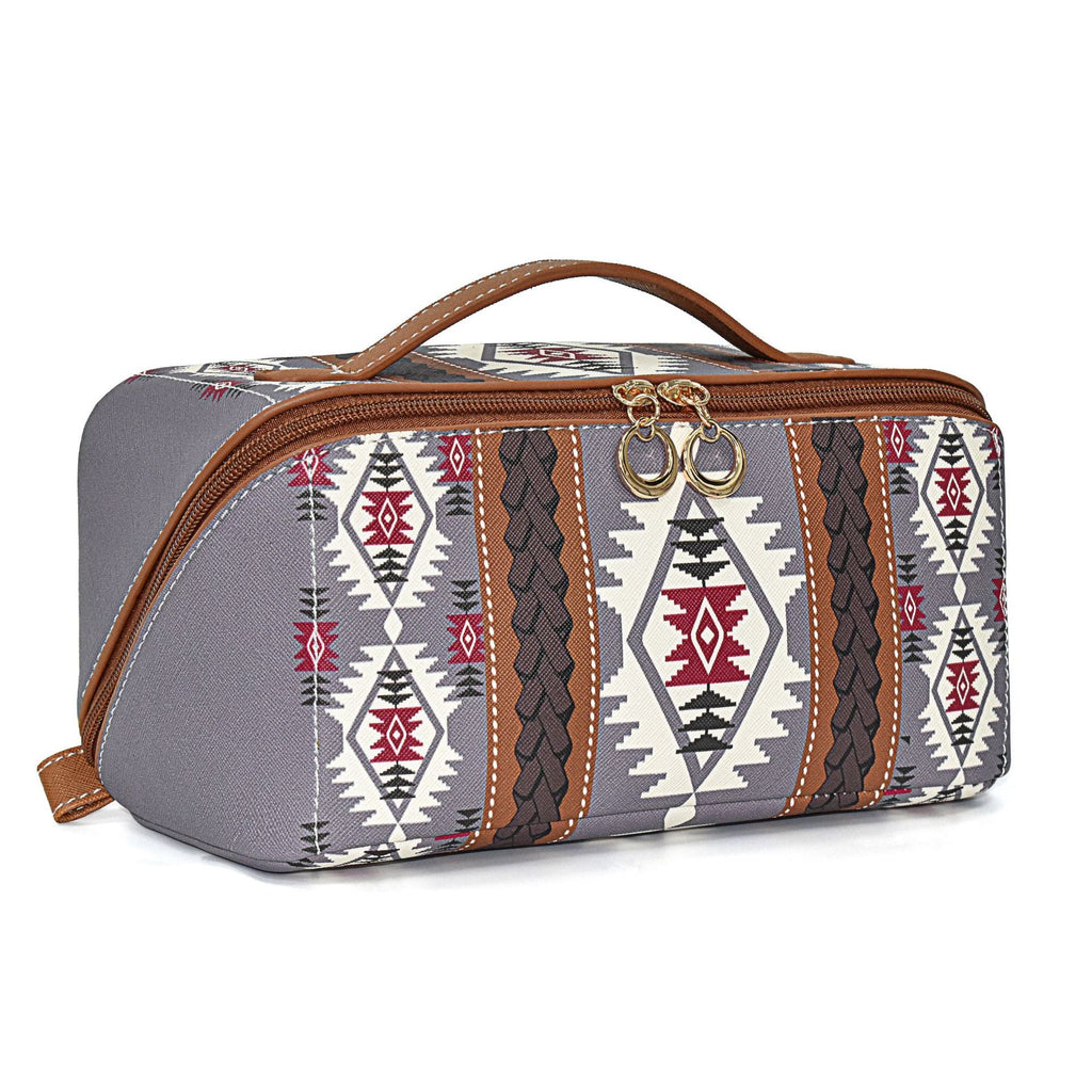 Bohemian PU cloud pillow cosmetic bag, large capacity portable cosmetic case, travel toilet bag, travel makeup bag,Makeup bag organizers,Makeup bags, small - SJB-DIAMOND ELITES