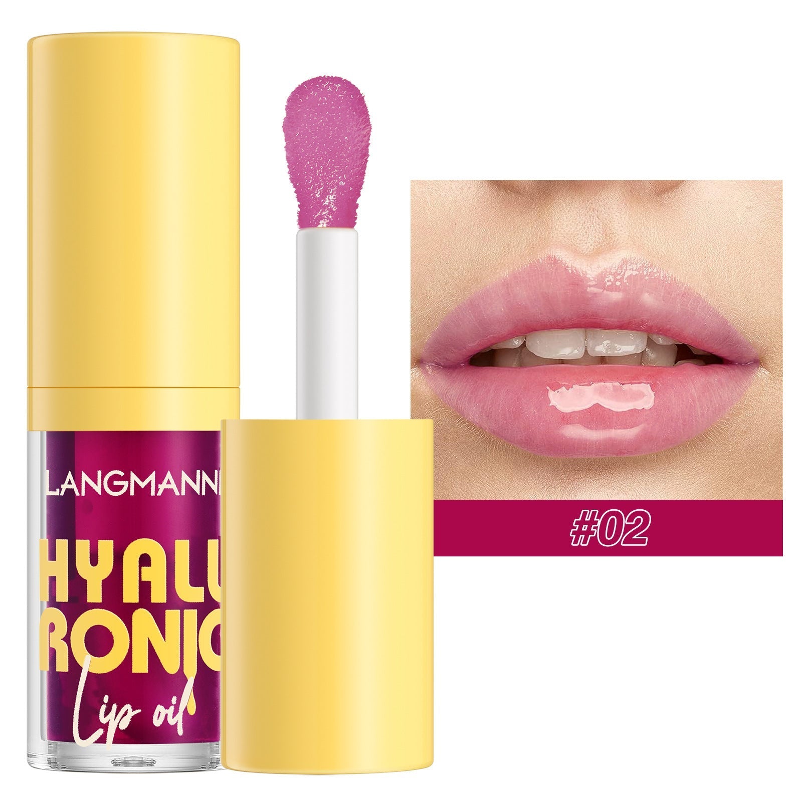 6 Colors Transparent Hyaluronic Acid Lip Balm Gloss Pi-Mart