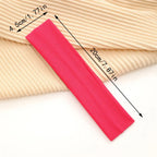 European And American Hot Solid Color Hair Band High Elastic Sports