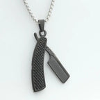 Titanium Steel Shaver Pendant Personality Punk Vintage Necklace