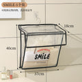 Bathroom transparent storage bag, put clothes toilet storage bag, transparent PVC large-capacity wall-mounted waterproof bathroom hanging bag - SJB-DIAMOND ELITES