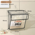 Bathroom transparent storage bag, put clothes toilet storage bag, transparent PVC large-capacity wall-mounted waterproof bathroom hanging bag - SJB-DIAMOND ELITES
