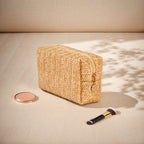 Woven cosmetic bag, change lipstick storage bag, portable cosmetic bag retro m travel travel square bag small - SJB-DIAMOND ELITES