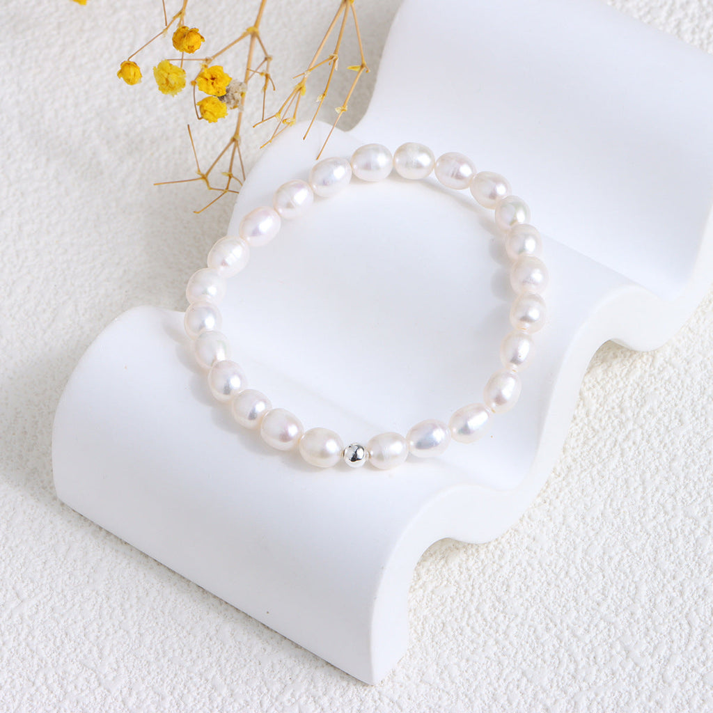 Freshwater Pearl Bracelet Female 14k Real Gold Pi-Mart