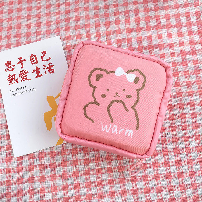 Period Bag for Women, Cute Sanitary Napkin Storage Bag, Portable Period Pouch, Sanitary Pads Bag,Tampons Holder for Purse - SJB-DIAMOND ELITES