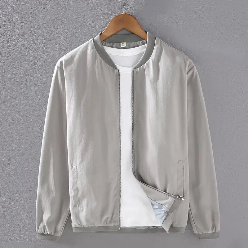 Solid Color Simple Jacket Men's Autumn Lightweight