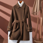Fashion Personality Reversible Cashmere Coat Women Pi-Mart