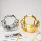 Shinny Acrylic Knotted evening Clutch Purse, Dinner Purse, Clutch Purse Casual, Clutch Purse Party, Prom Bag, Party Purse, - SJB-DIAMOND ELITES