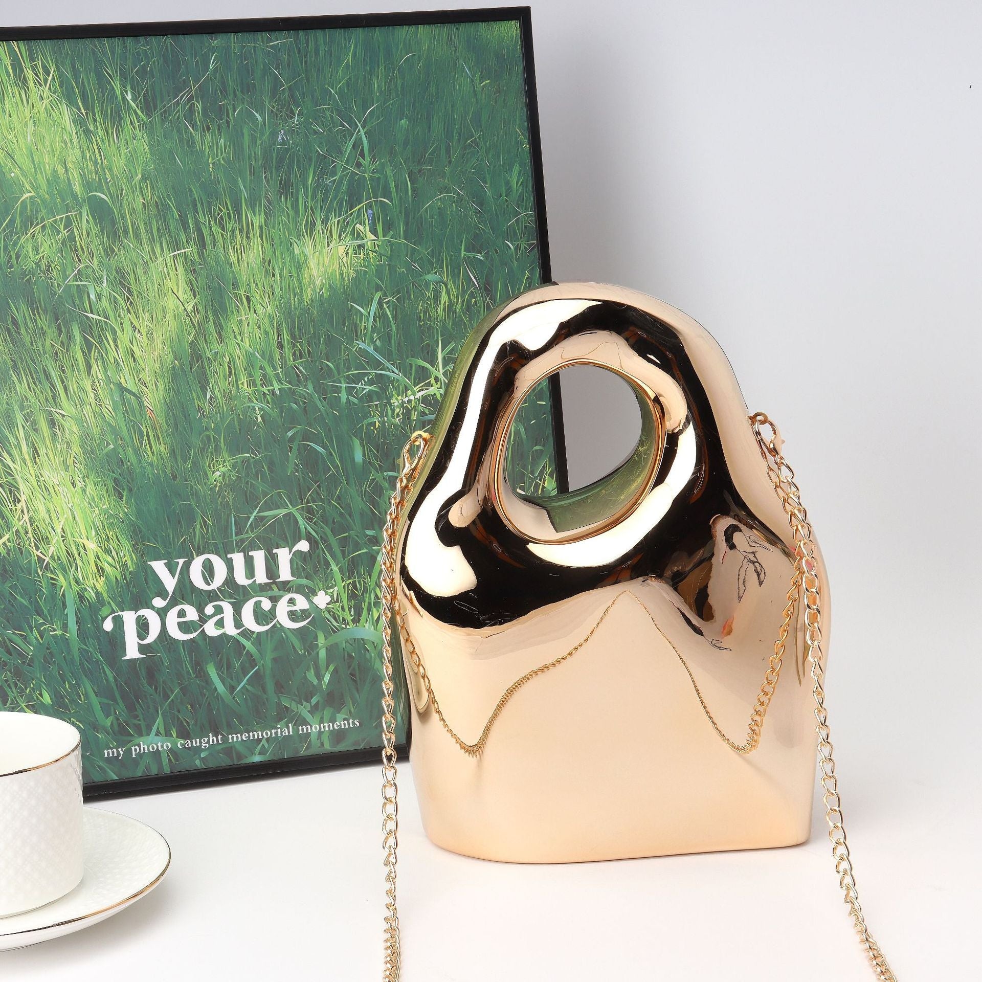 Bucket Acrylic Dinner Bag, Ladies Bag Underarm Bag,evening Purse, Evening Bags for Women Formal, Clutch Purse, Dinner Purse, Clutch Purse Casual, - SJB-DIAMOND ELITES