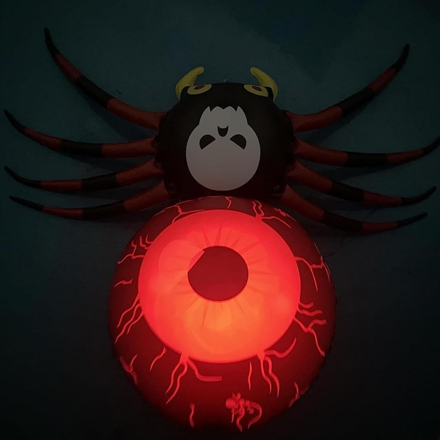 PVC inflatable spider LED luminous inflatable spider Halloween luminous inflatable decorative ornament - SJB-DIAMOND ELITES