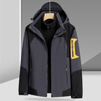 Three-in-one Removable Liner With Velvet Thickening Windproof Waterproof Jacket Pi-Mart