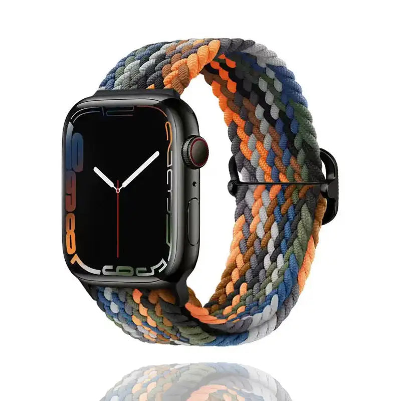 Metal Magnetic Buckle Nylon Braided Stretch Strap - SJB-DIAMOND ELITES