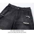 Men's American High Street Stitched Camouflage Wide Leg Jeans Lootquake LLC