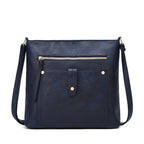 Small crossbody bag, stylish simple splicing shoulder bag, multi-functional portable bag