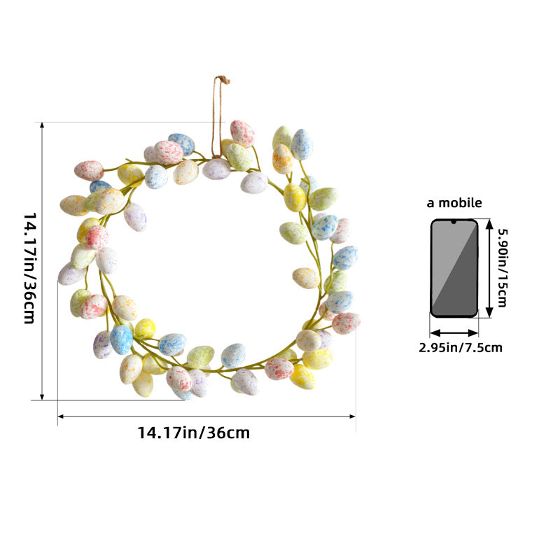 Creative Easter Egg Decorations Garland Pi-Mart