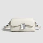 Small shoulder bag for women, retro small square bag for women, versatile shoulder bag, metallic Crossbody bag, simple commuter bag cross body