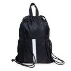 Basketball football drawstring backpack, drawstring backpack with shoe compartment, sports belt pocket sports equipment bag