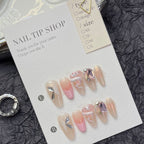 1023- Handmade press on nails fake nails removable