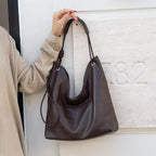 Real Leather Women Shoulder Purse, Sheepskin Shoulder Bag, Armpit Hobo Bag, Tote Bag Leather Retro, Shoulder Commuter Bag - SJB-DIAMOND ELITES