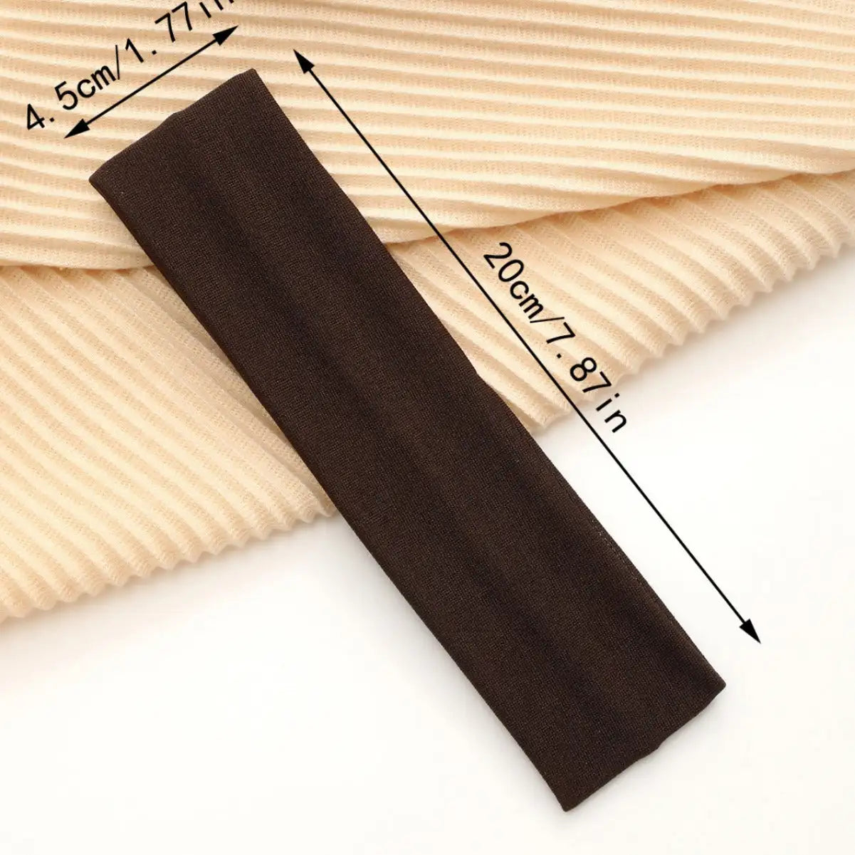 European And American Hot Solid Color Hair Band High Elastic Sports