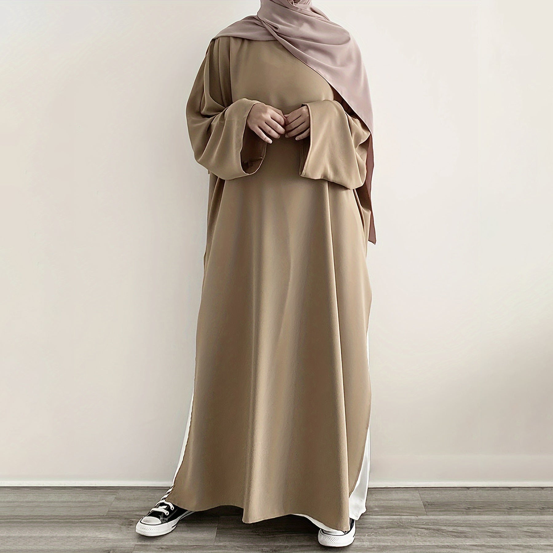 Casual Fashion Slit Abaya (MA063) - SJB-DIAMOND ELITES